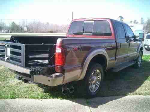 2011 FORD F250 KING RANCH 4X4 SALVAGE- CERTIFICATE OF DESTRUCTION TITLE, image 4