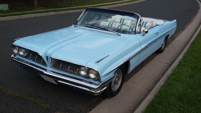 1961 pontiac bonneville convertible 389 tri power 8 lug 4 speed