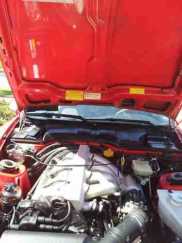 1992 Porsche 968 coupe guards red / black interior tiptronic, US $10,000.00, image 4