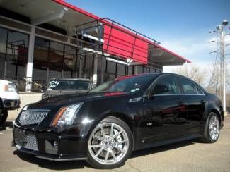 2009 cts-v black on black, 6 speed, recaros, only 3400 original miles!