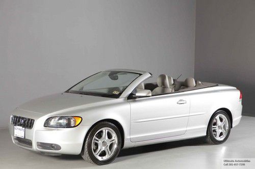 2006 volvo c70 convertible leather wood alloys 65k miles super clean !