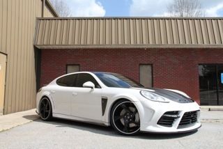 Porsche panamera turbo mansory 970 white carbon fiber