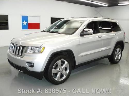 2011 jeep grand cherokee overland pano sunroof nav 29k! texas direct auto