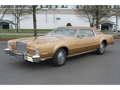 Lincoln continental mark iv - stunning original beauty 12k miles!!