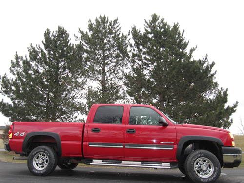 * 2006 chevrolet 2500hd crew cab-silverado*4x4 (red) needs nothing!*