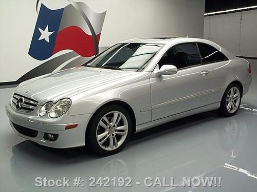 2008 mercedes-benz clk350 coupe sunroof navigation 53k texas direct auto