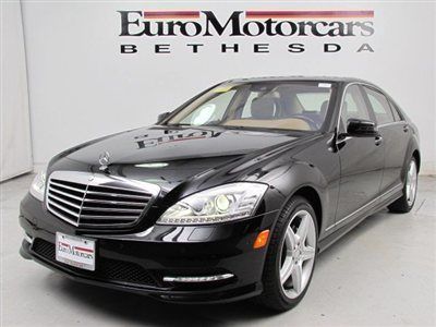 Certified cpo amg sport black navigation leather warranty 09 10 11 used s63 awd