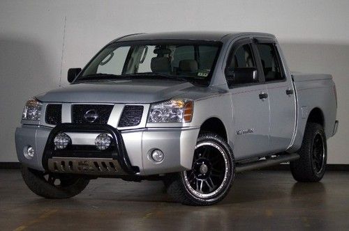 05 titan xe 4x4 crew cab, tonneau cover, bedliner,custom wheels, 1 owner, clean!