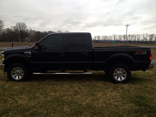 2008 ford f-350 super duty lariat crew cab pickup 4-door 6.4l