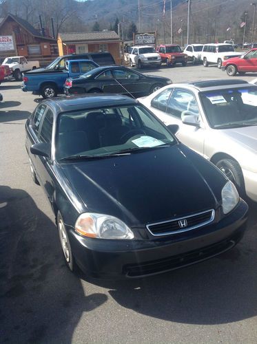 1998 honda civic ex sedan 4-door 1.6l - black