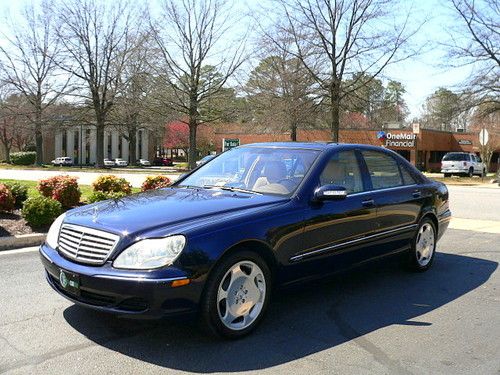 2003 s600 -only 2 owners! every option! you have to see it! wow! $99 no reserve!
