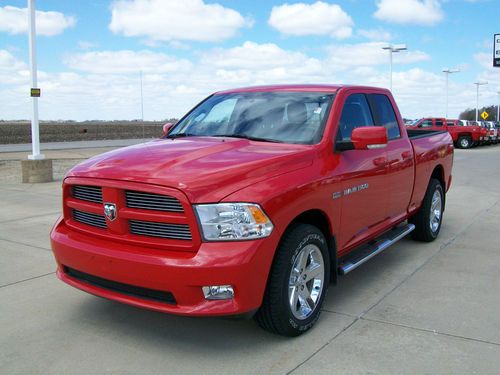 2012 ram 1500 sport quad crew 4x4 loaded navigation leather usb hard drive