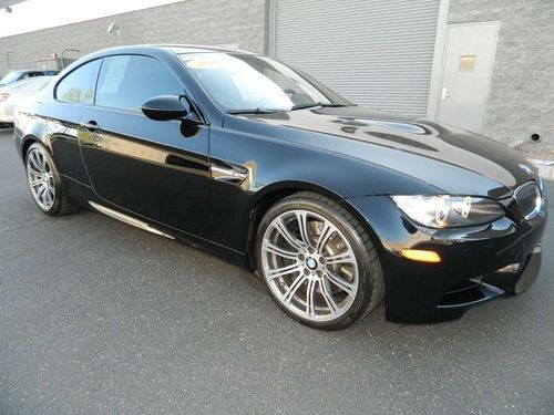 2009 bmw m3 coupe, **blk / blk, 23k mi, mint! m dbl clutch, prem &amp; tech pkgs**