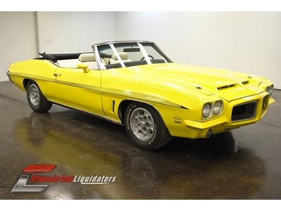 1972 pontiac lemans sport convertible 400 v8 automatic transmission look at this
