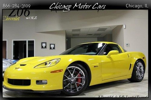 2009 chevrolet corvette z06 with 3lz full leather navigation bose chromes wow$$