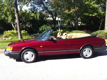 1993 saab 900 turbo  convertible  88k miles beautiful classic