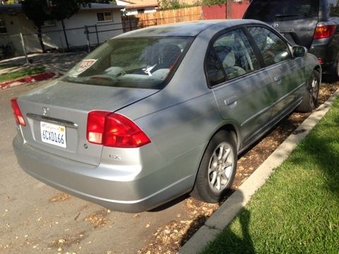 2001 '01 honda civic ex 4 door sedan silver auto, great condition student car