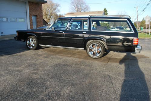 1987 colony park 8 passenger wagon black with chip foose rims