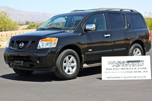 2008 nissan armada se 40k miles 3rd row nice shape runs great see video