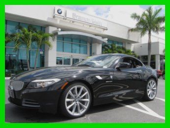 11 jet black z-4 sdrive35i 3l i6 double clutch convertible *premium &amp; sport pkg