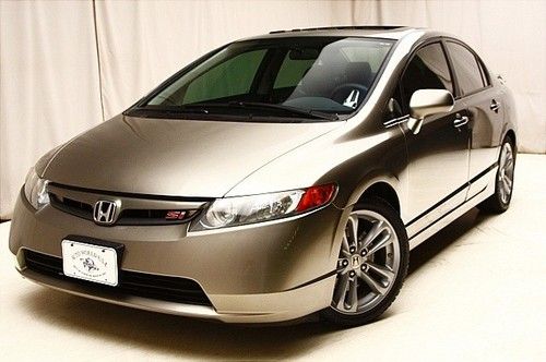 2010 honda civic si fwd moonroof aftermarketnavigation rearspoiler we finance!