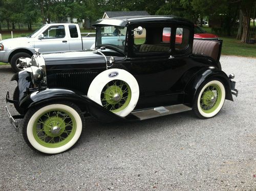 1930 model a deluxe coupe with rumble seat