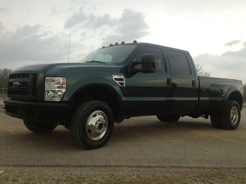 2008 ford f-350 super duty xl crew cab  4-door 6.4l  dual rear wheels lwb