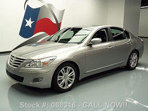 2009 hyundai genesis 4.6l sunroof nav rear cam only 24k texas direct auto