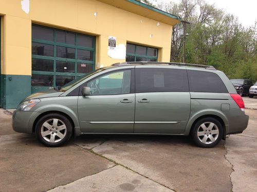 2005 nissan quest se,loaded, leather, panorama roof,120k, no reserve, very nice!