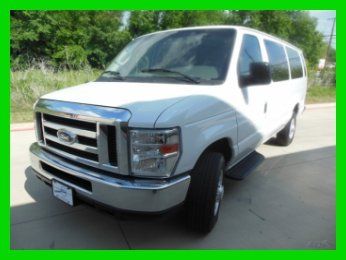 2008 ford e-350 super duty extended wagon 12 passenger captains chair van