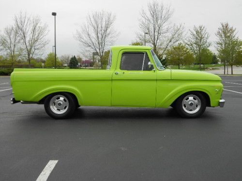 1961 ford f100 custom cab shortbed big rear window street rod chevrolet 350 c10