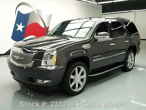 2010 cadillac escalade lux sunroof nav dvd 22" wheels!! texas direct auto