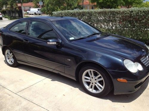 2003 mercedes-benz c230 kompressor coupe 2-door 1.8l