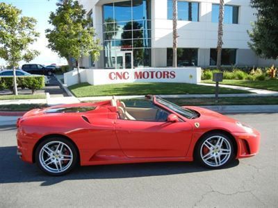 2006 ferrari f430 430 spider f1 / f-1 / rosso corsa / loaded / 12 in stock