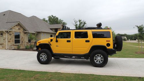 2003 hummer h2 - fully custimized - yellow - 1 family owned - 58k miles