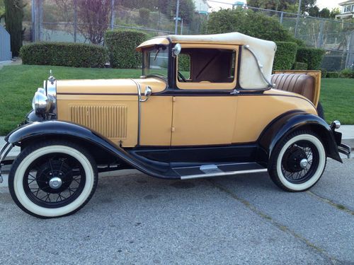 1930 ford model a sport coupe