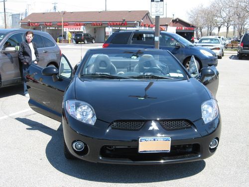 2007 mitsubishi eclipse spyder gt convertible 2-door 3.8l very low mileage!