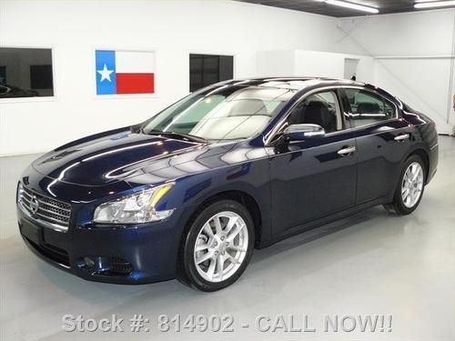 2009 nissan maxima 3.5 sv prem pano sunroof leather 19k texas direct auto