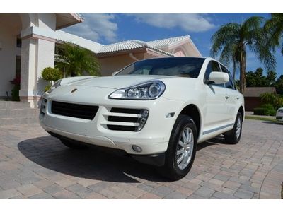 Cayenne tiptronic 6 cylinder gps navigation sunroof park sensor factory warranty