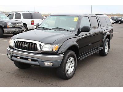 2002 toyota tacoma 4x4, crew cab, v6, sr5, trd, bed cap