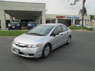 2010 honda civic dx-vp - alabaster silver metallic