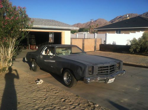 1977 crevy monte carlo project car - no reserve!