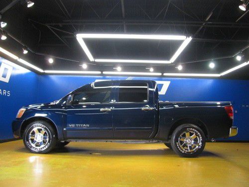 Nissan titan se crew cab 2wd cd mp3 wma cd changer trailer hitch bed liner aux