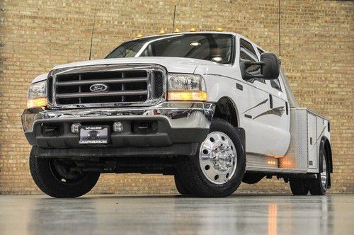 2003 ford f-550! 1ownr! only 43k miles! highwayman rv hauler box! clean!