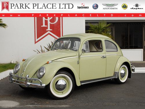 1962 vw beetle sun roof restored