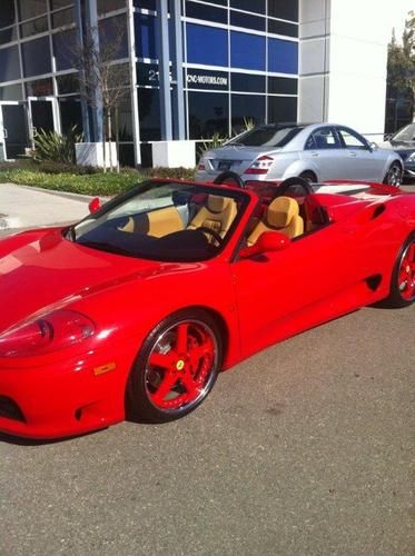 2003 ferrari 360 spider convertible 2-door 3.6l