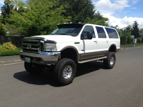 2000 ford excursion limited sport utility 4-door 7.3l lifted