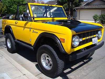 1968 ford bronco 4x4 / u15 / v8 351w / california truck /    no reserve ! ! !