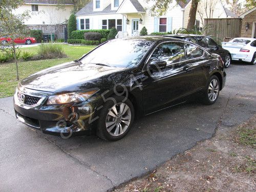 2008 honda accord ex-l coupe 2-door 2.4l, salvage, runs and drives, no reserve