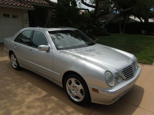 2001 mercedes-benz e430 4dr sport sedan,brillant silver on grey ,76467 florida